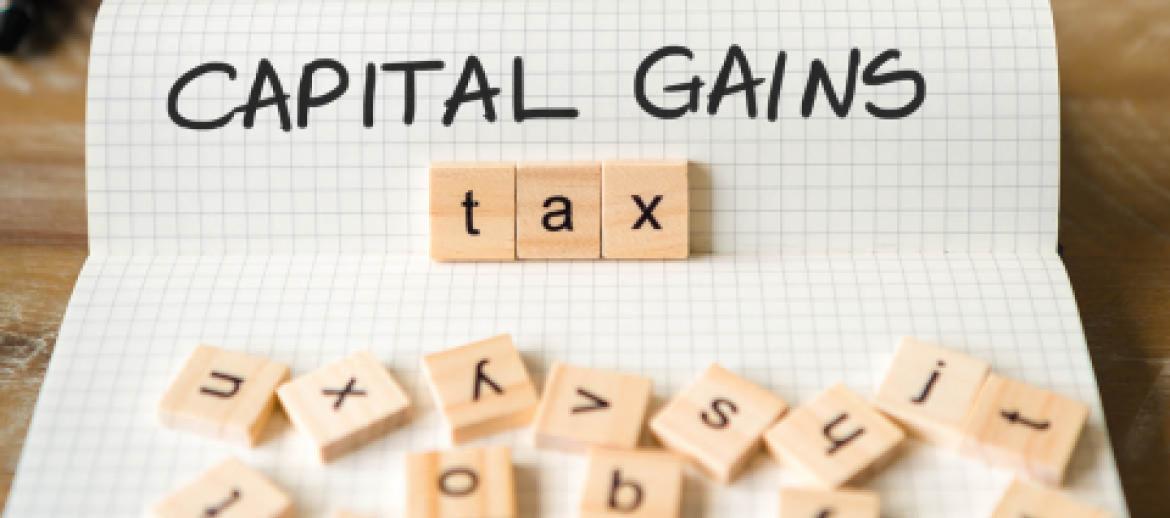 Capital Gains Tax scrabble pieces