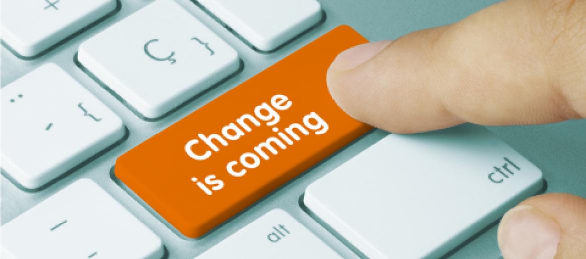 Change is coming on keyboard