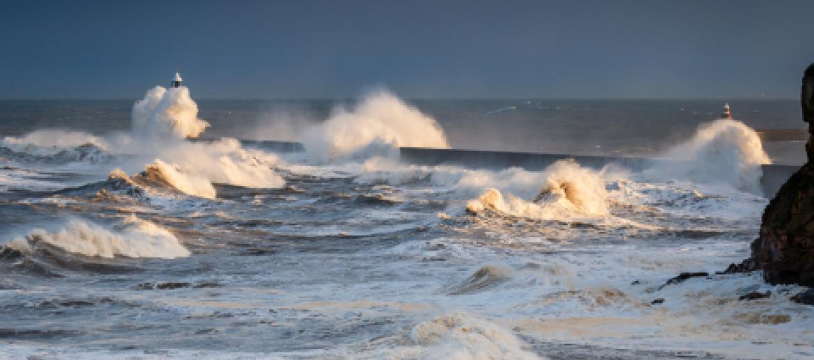 Choppy Waters at Sea