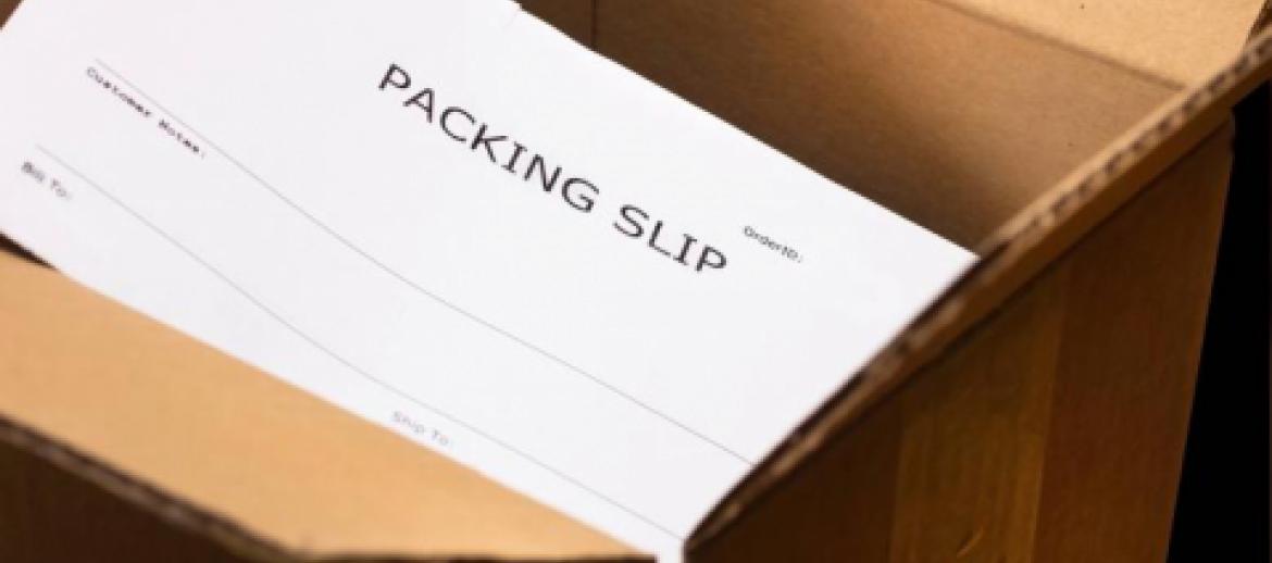 Packing Slip