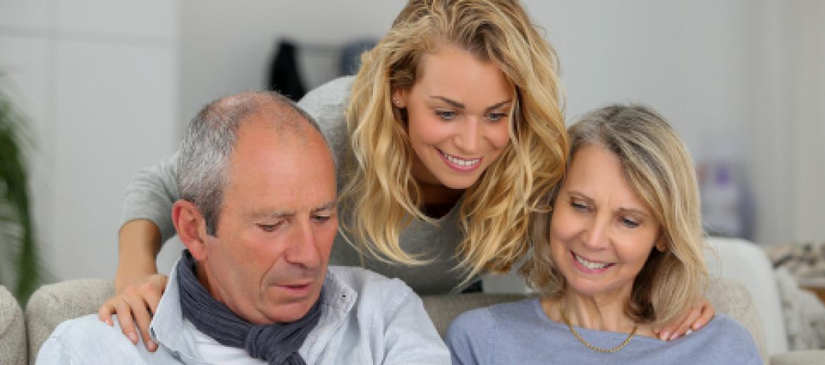 Young Adult with Parents