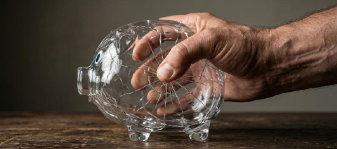 pressure on a piggy bank