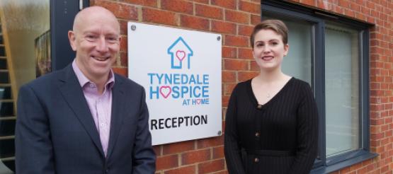 Mike Thornicroft (CEO) and Charlotte Pearson (Head of Income Generation) – photo taken prior to COVID-19 restrictions.”