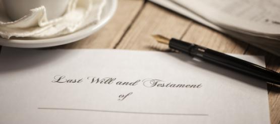 Will and testament documents to sign 