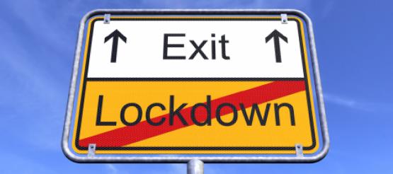 exit lockdown sign