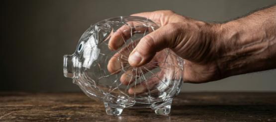 pressure on a piggy bank