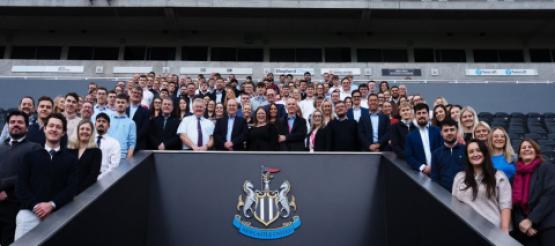 newcastle office group photo