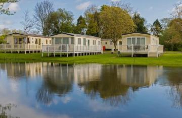 Holiday Park by a lake