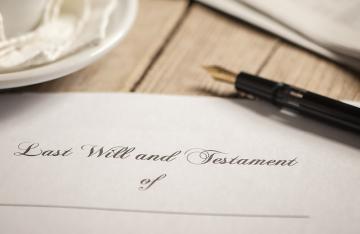 Will and testament documents to sign 
