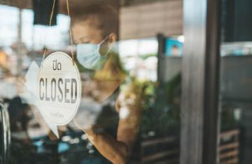 Closed Restaurant due to Covid-19