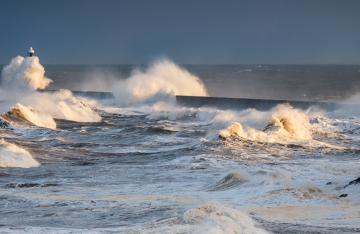 Choppy Waters at Sea