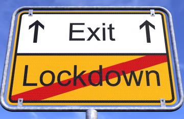 exit lockdown sign