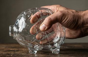 pressure on a piggy bank