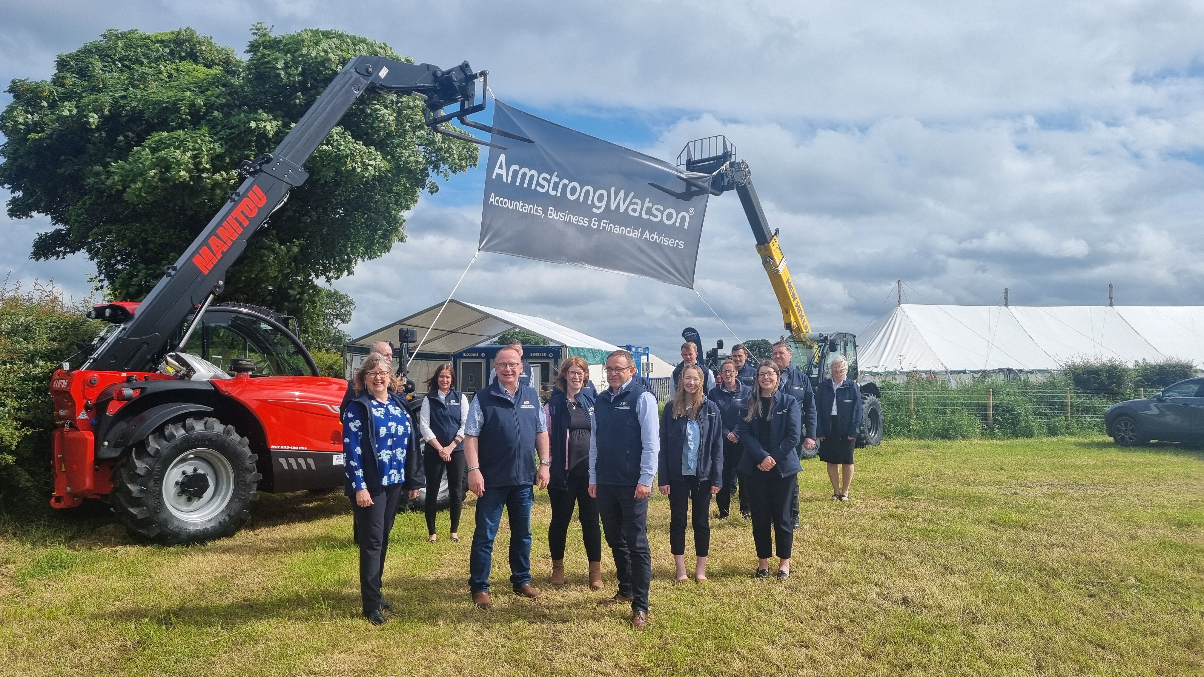 Our Agri team at the cumberland show