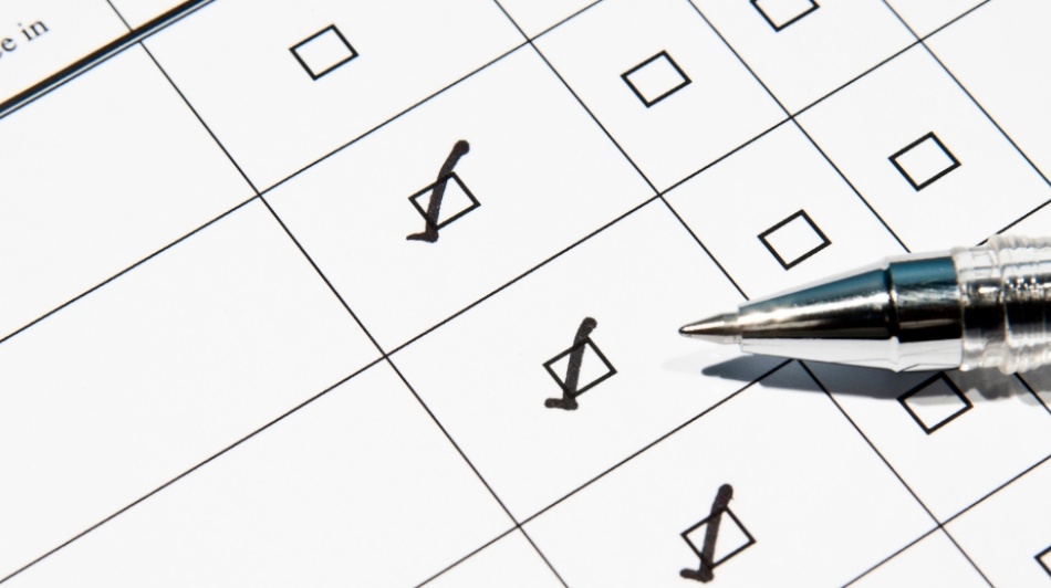 survey and pen
