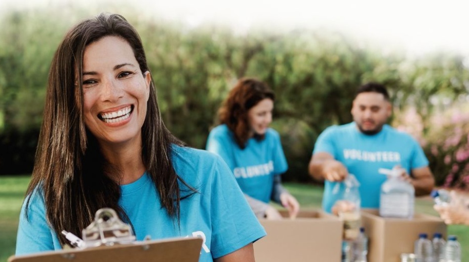 Charity volunteer