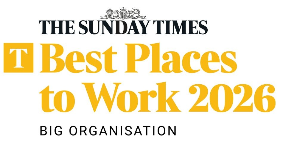 The Sunday Times Best Places to Work 2026 Big Organisation award logo