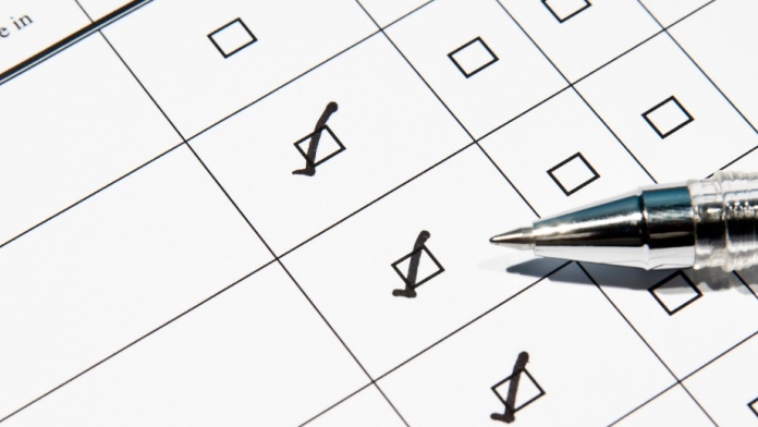 survey and pen