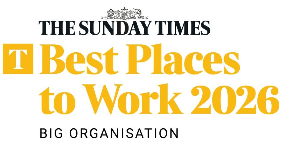 The Sunday Times Best Places to Work 2026 Big Organisation award logo
