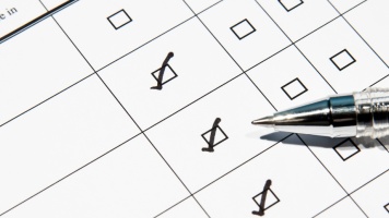 survey and pen