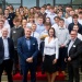 Apprentices stood outside