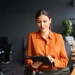 woman in an office