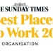 The Sunday Times Best Places to Work 2026 Big Organisation award logo