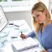 Woman on computer